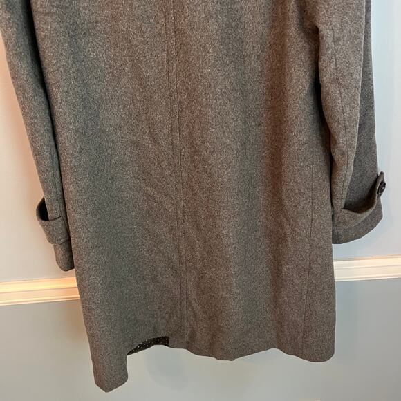 New without tags Sam Edelman Double Breasted Wool Blend Twill Coat Lapel - Picture 8 of 14